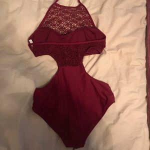 🥥3 for $50🥥High necked one piece bathing suit